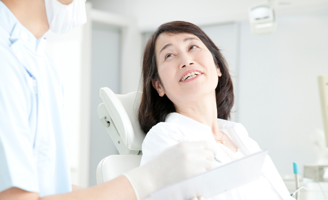 患者さまの意見を尊重した安心の治療